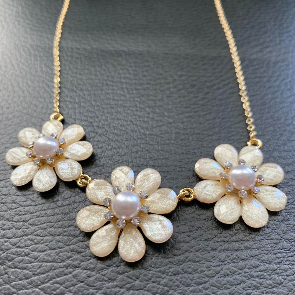 Flower Sparkle Necklace NWT